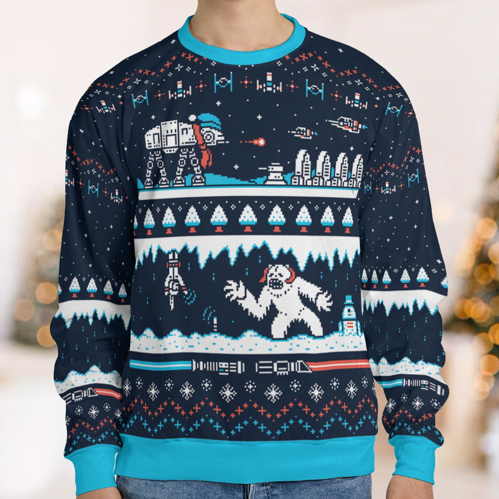 Winter Strikes Back Ugly Christmas Sweatshirt