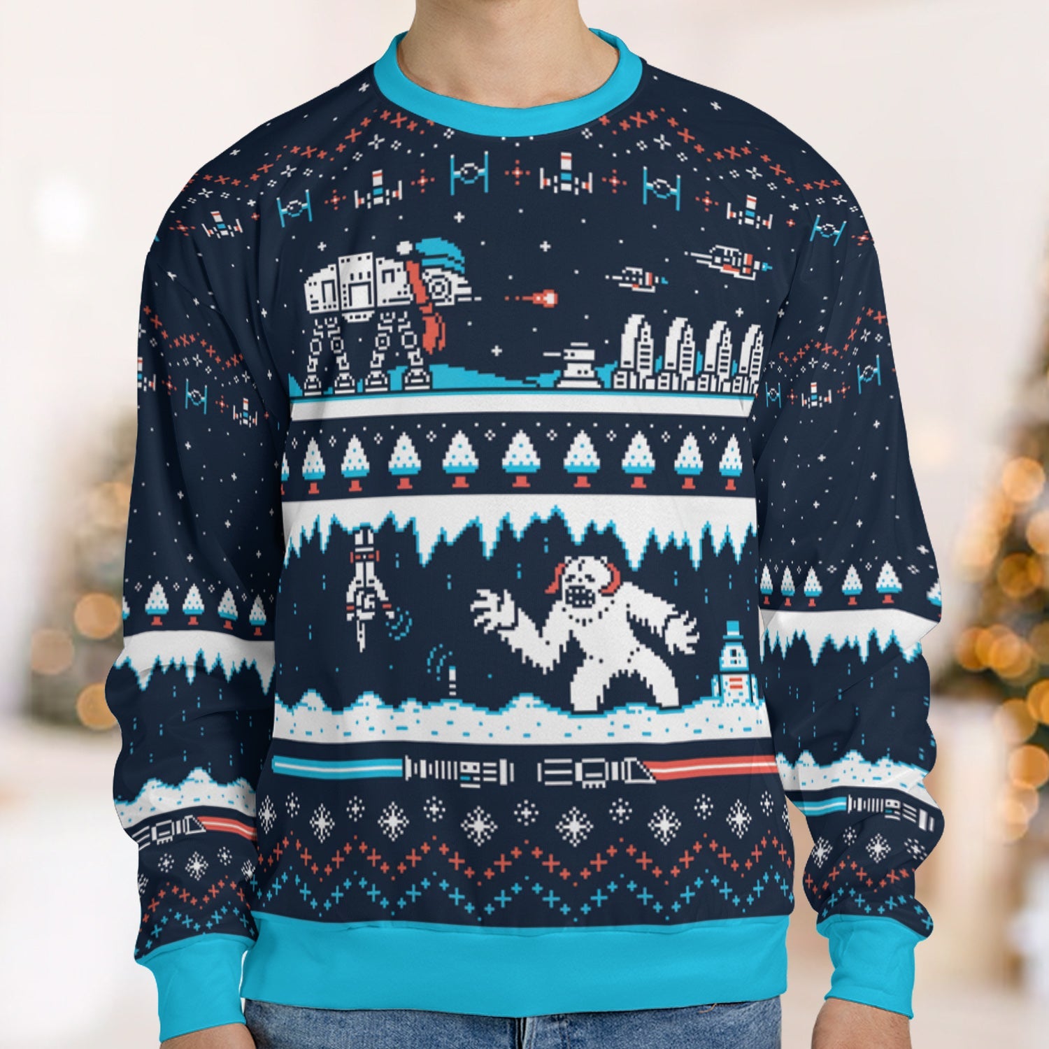 Winter Strikes Back Ugly Christmas Sweatshirt