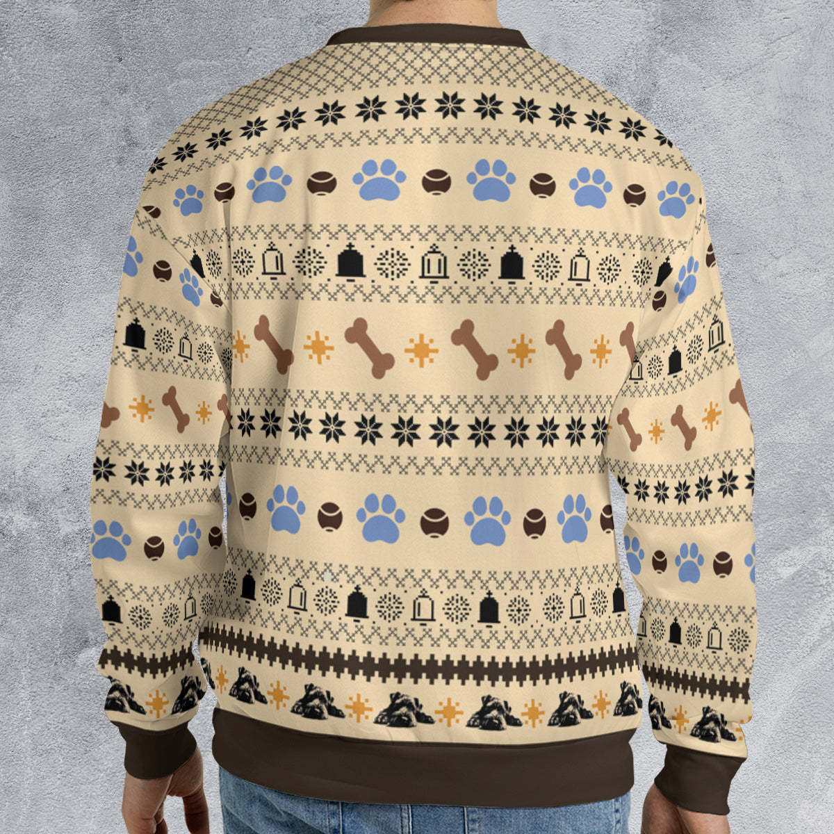Snots Misissippi Leg Hound Ugly Christmas Sweatshirt