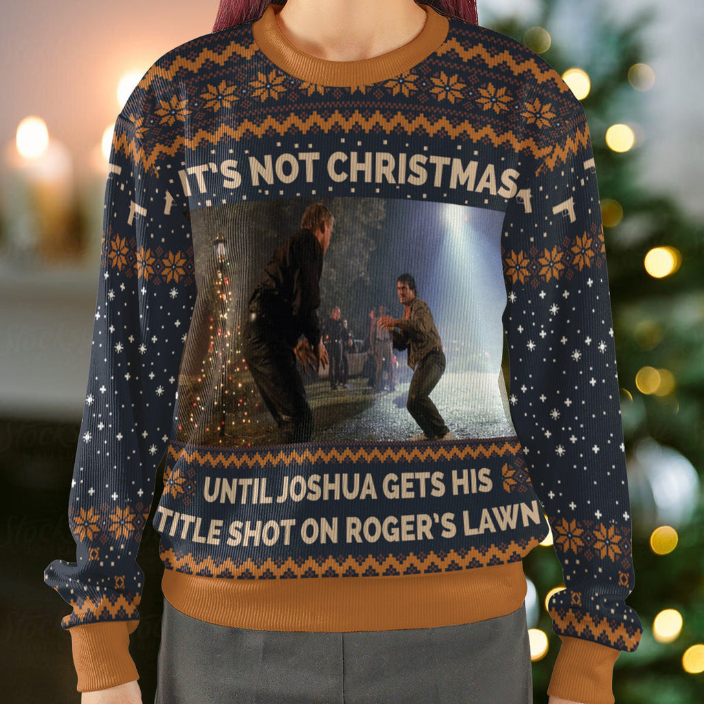 Action Holiday meme Ugly Christmas Sweatshirt