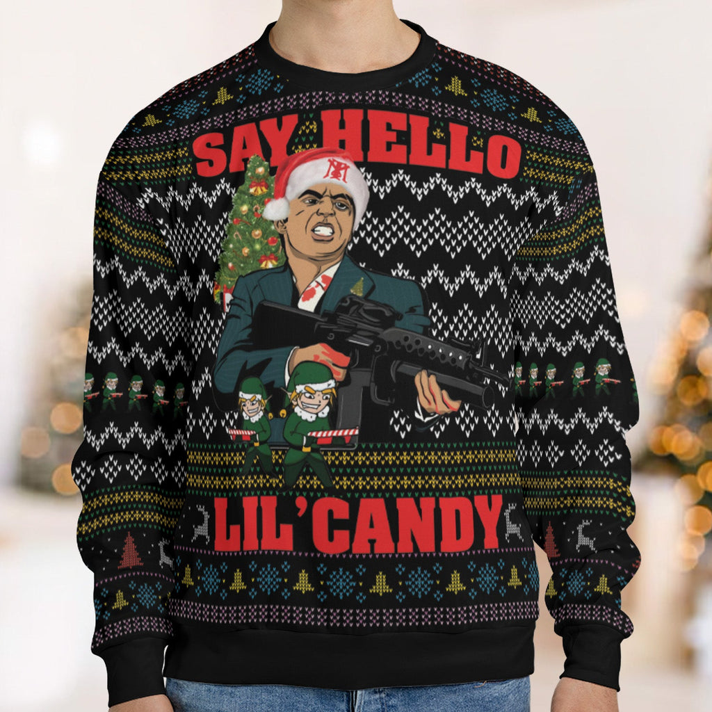 White Christmas Ugly Christmas Sweatshirt