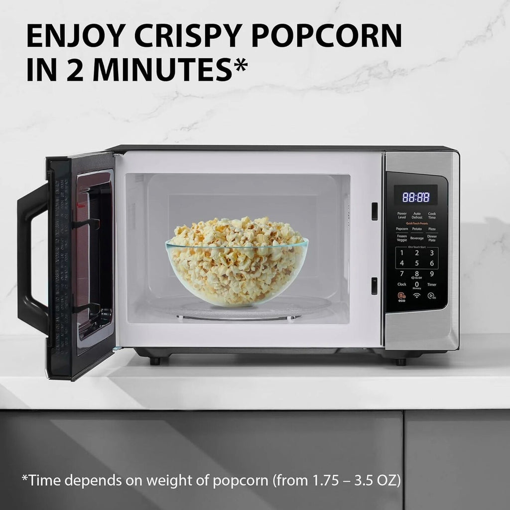 TOSHIBA 4-in-1 Countertop Microwave Oven, 1.5 Cu Ft, 1000W, Silver - ML-EC42P(SS)