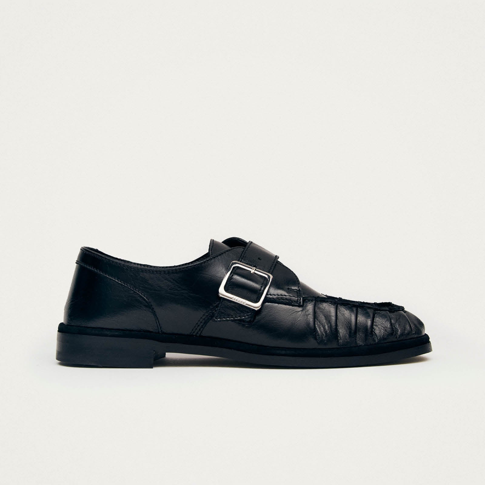 Brandy Black Leather Loafers – Chiro Moyo Women's Shoes