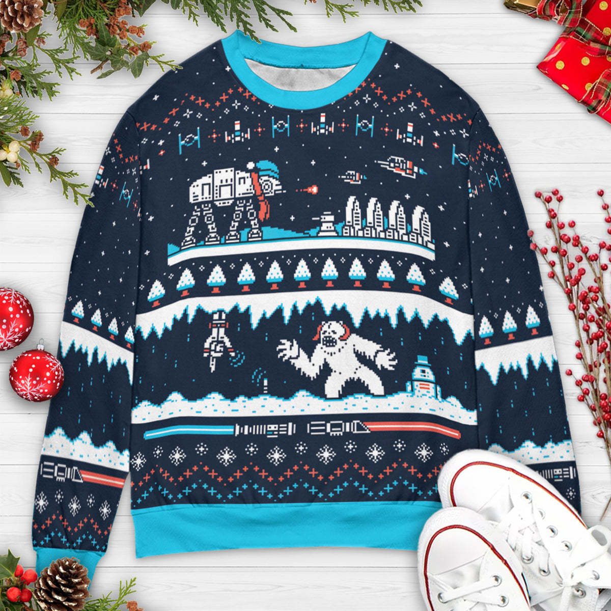 Winter Strikes Back Ugly Christmas Sweatshirt