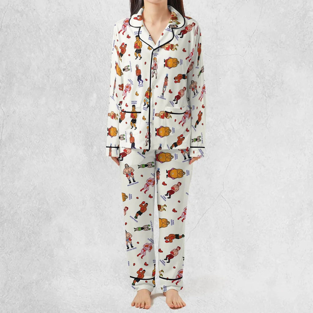 Retro Game Punch Out Pajamas Set