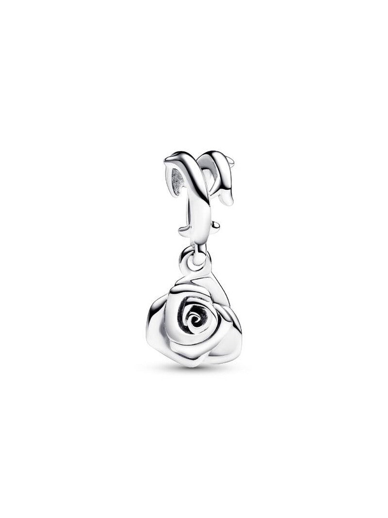 Sterling Silver Rose Dangle Charm