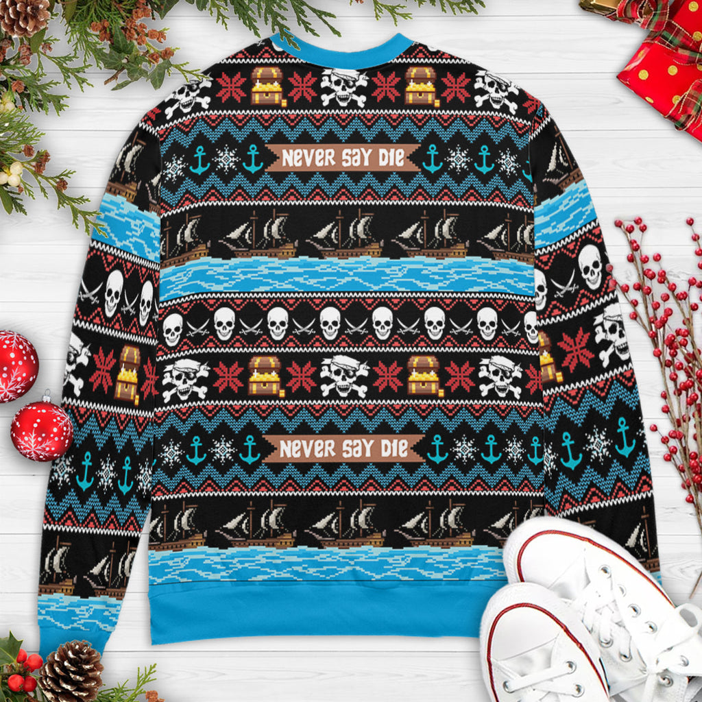 Goonies Tapestry Ugly Christmas Sweatshirt