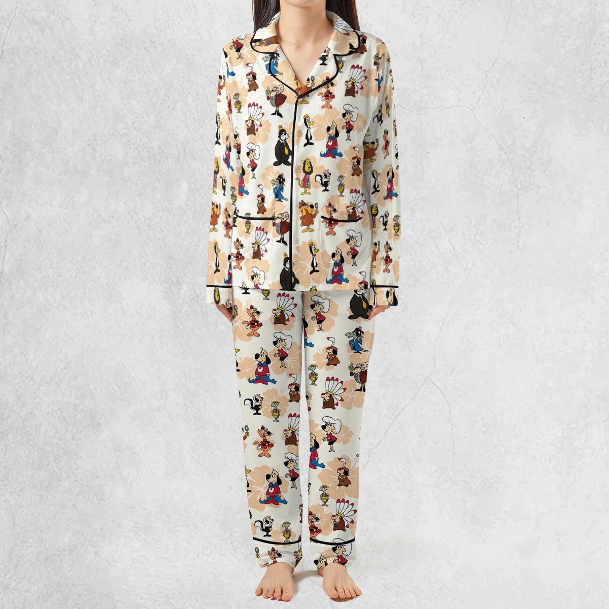 Nostalgia Underdog Characters Pajamas Set