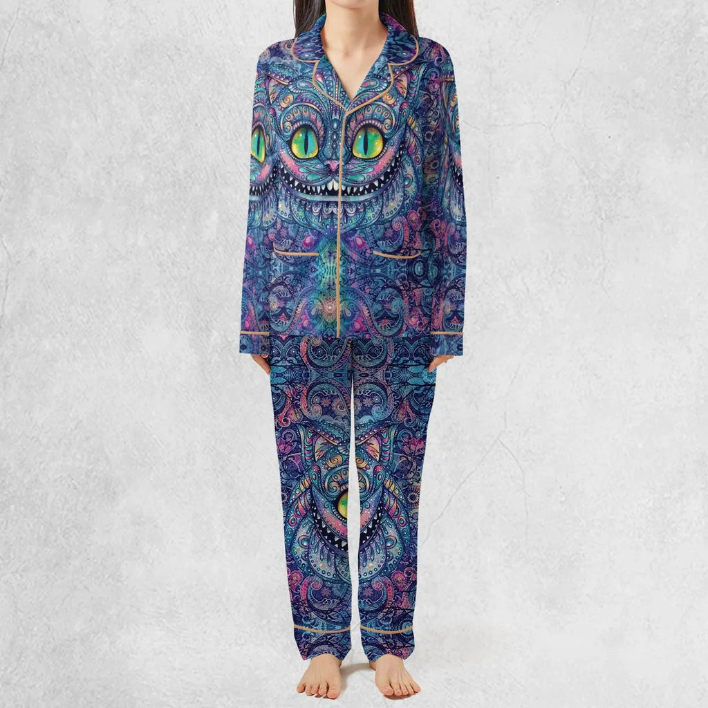 Cheshire Cat Alice In Wonderland Pajamas Set