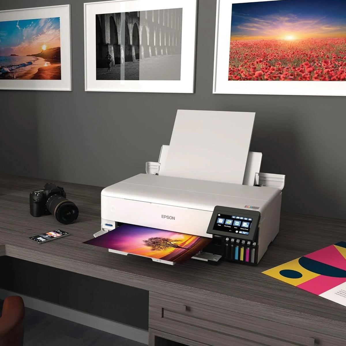 Epson EcoTank ET-8550 Wireless Wide-Format All-In-One Printer