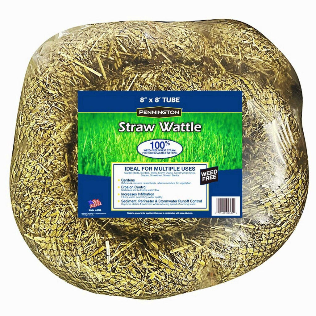 Pennington Straw Wattle 8 in x 8 ft