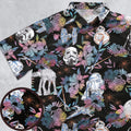 Floral Wars Dark Side Star Wars Pattern Button Down Shirt