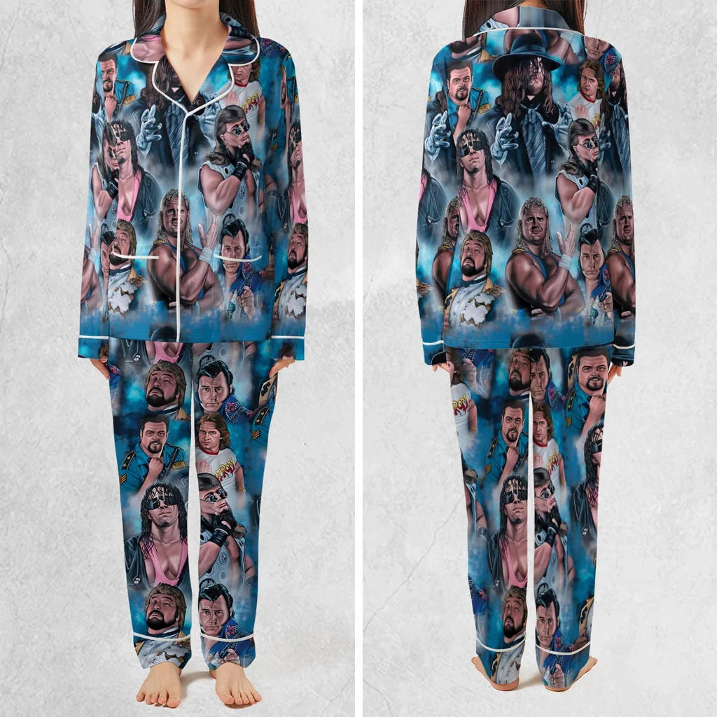 90s Wrestlers Pajamas Set