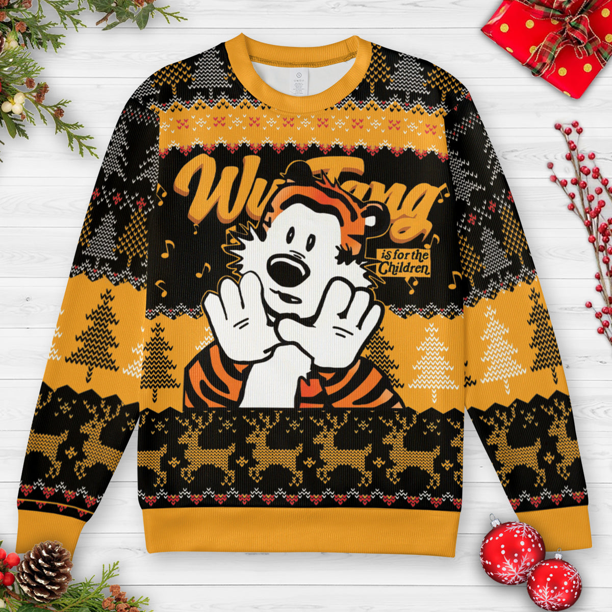 Tiger Is For The Children Ugly Christmas Sweatshirt