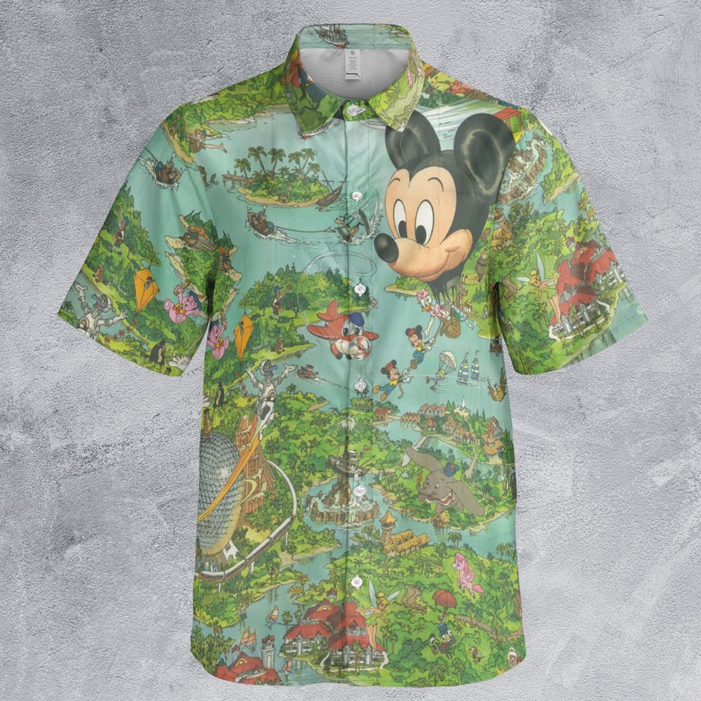 The Vacation Kingdom of the World Button Down Shirt
