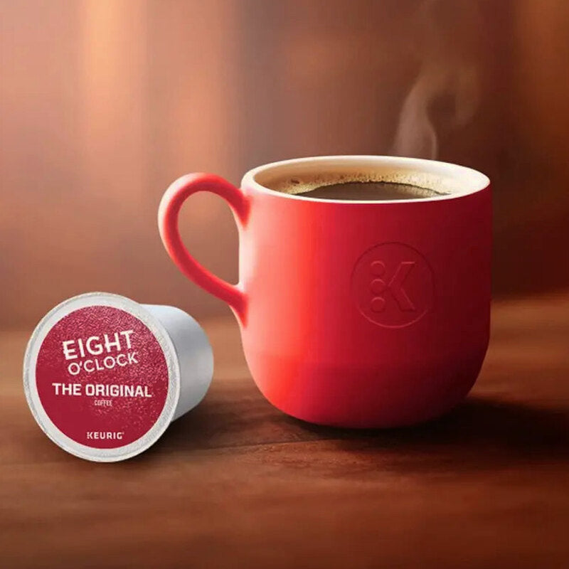 Eight O'Clock Coffee The Original Medium Roast Recyclable K-Cup Pods, 96 Count
