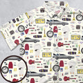 Back to the Future Pattern Button Down Shirt