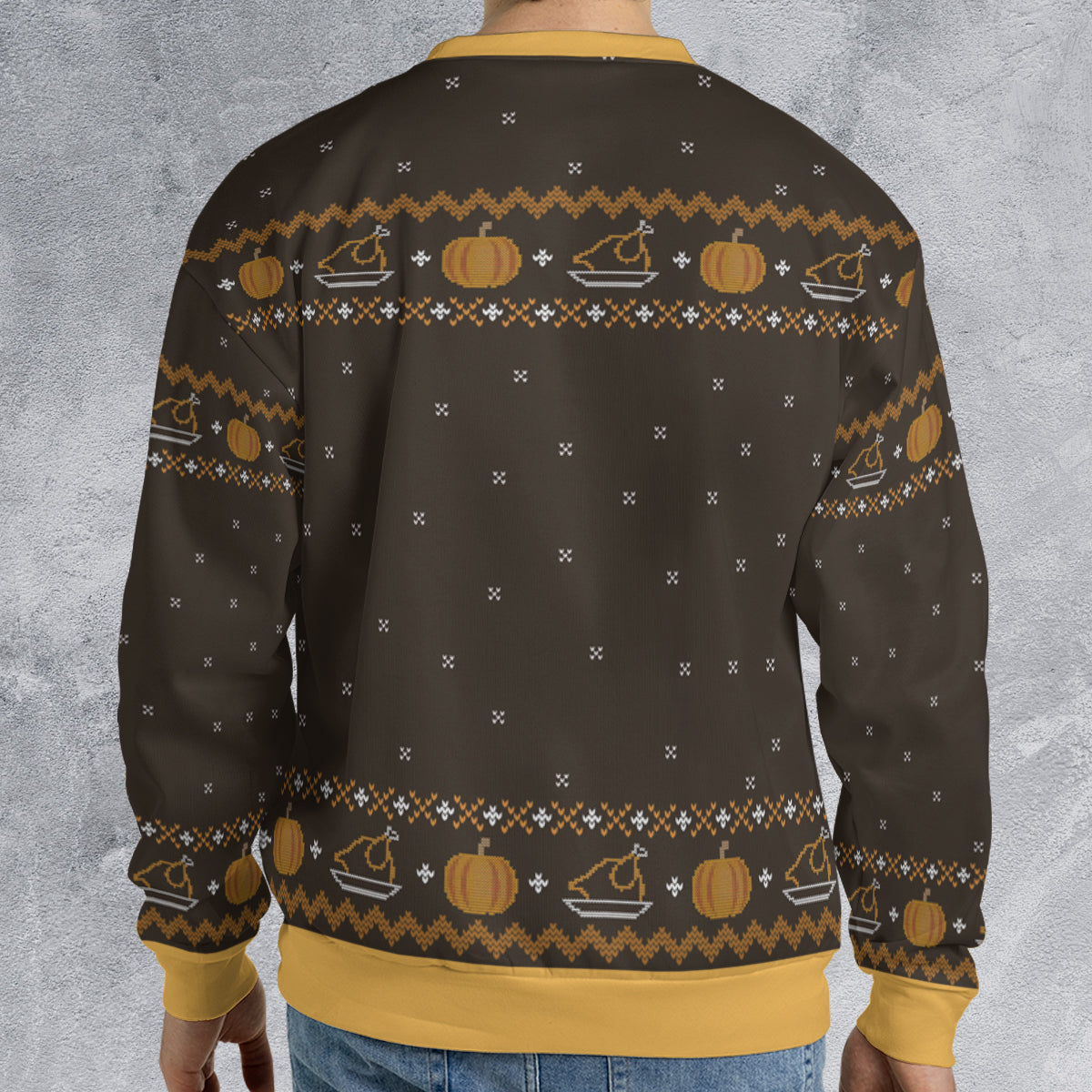 Oh Snap Wishbone Thanksgiving Ugly Christmas Sweatshirt
