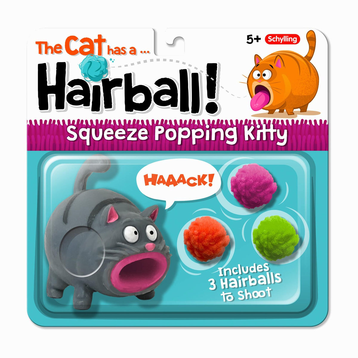 Pom Pom Launching Cat Toy