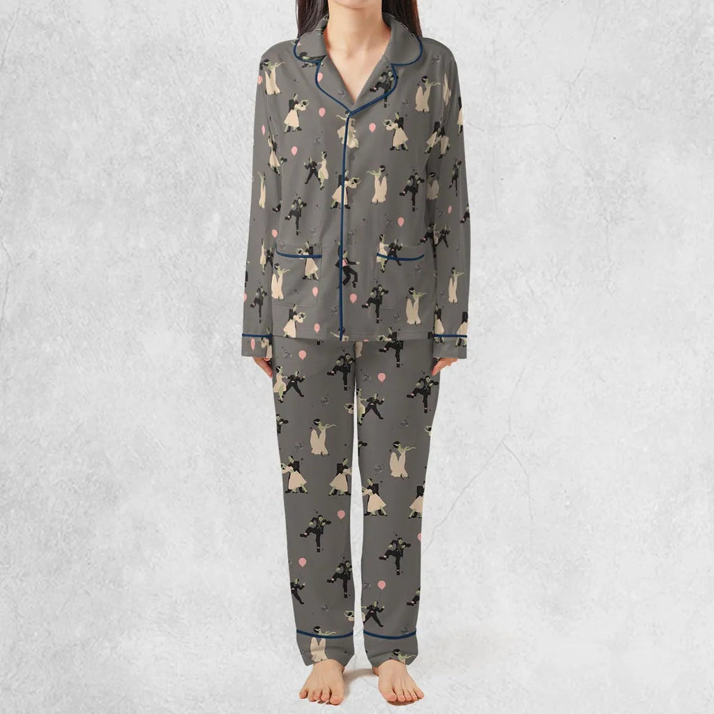 Dirty Dancing Frankenstein and Bride of Frankenstein Pajamas Set