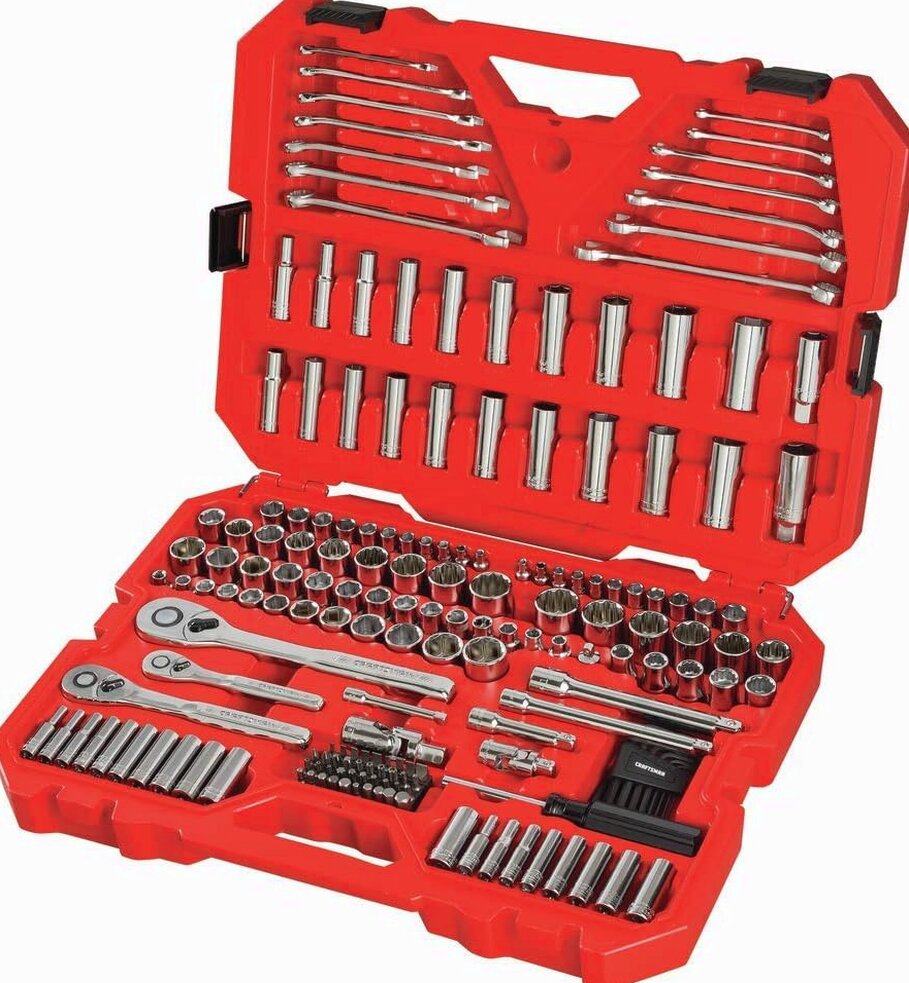CRAFTSMAN Mechanics Tool Set, 1/4 and 3/8 Inch Drive, 189 Piece - CMMT12134