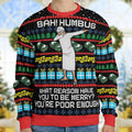 Bah! Humbug Dab Ugly Christmas Sweatshirt