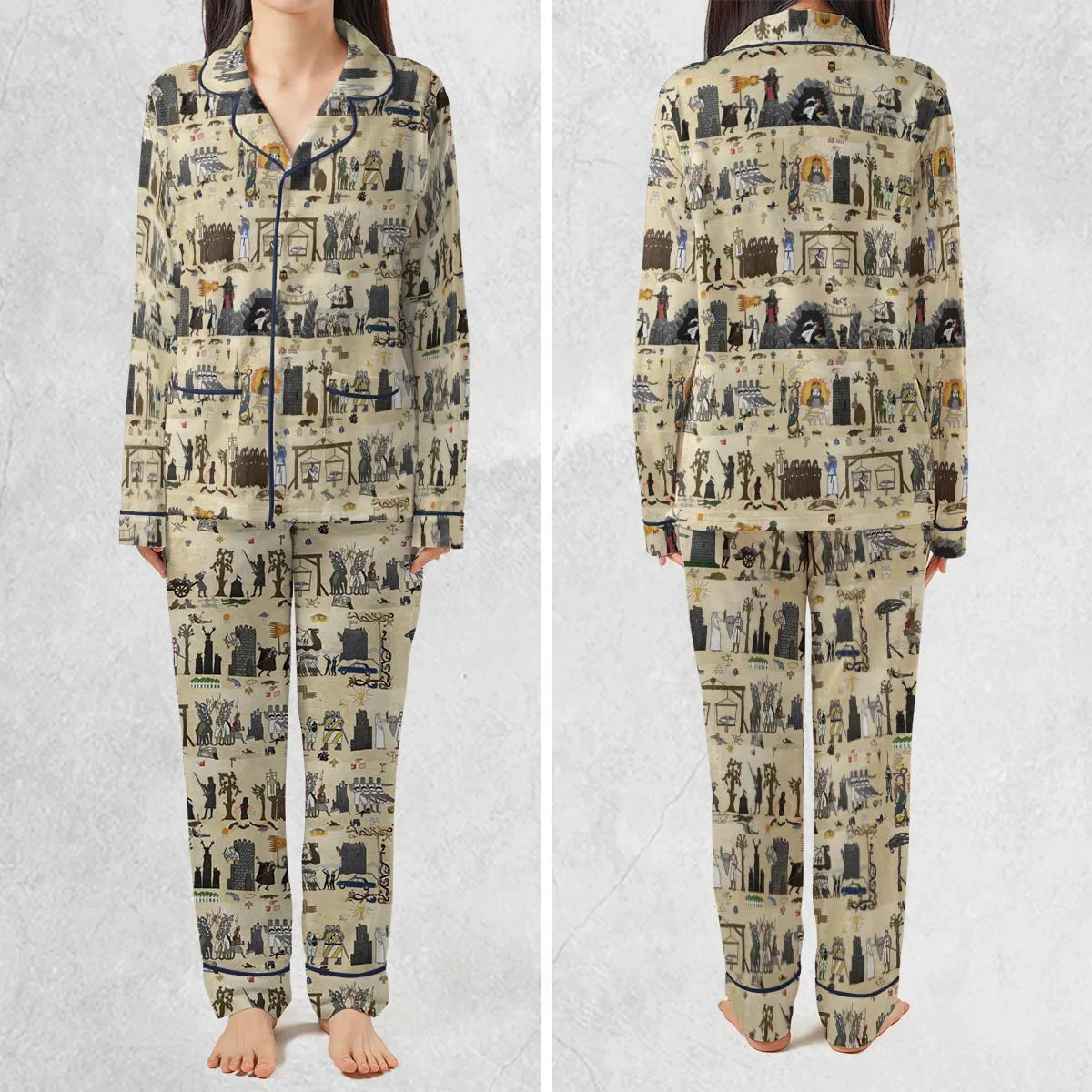 Bayeux Tapestry Monty Python Pajamas Set