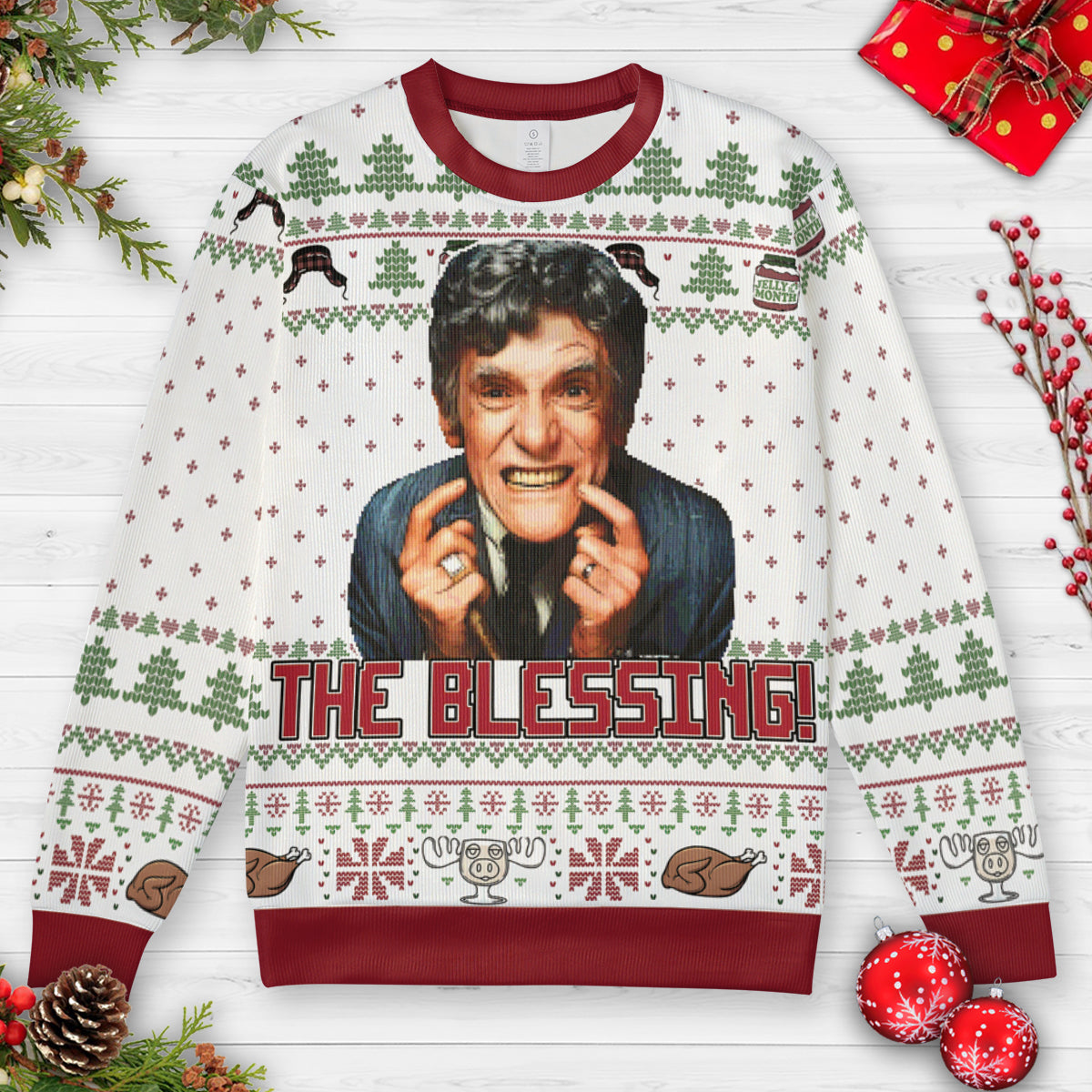 The Blessing Ugly Christmas Sweatshirt