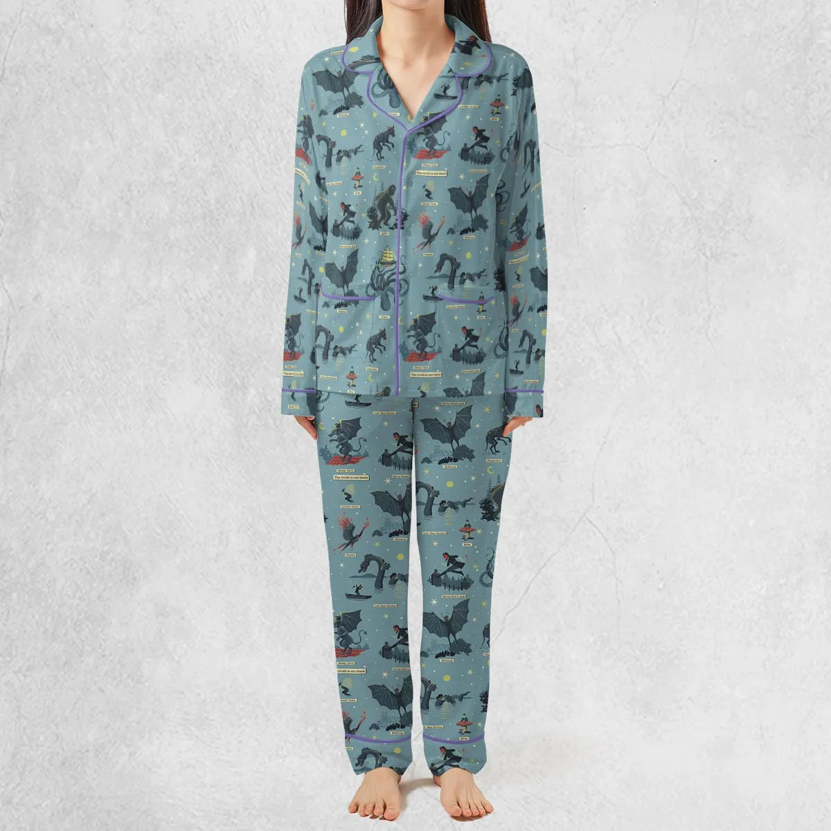 Paranormal Creatures Pajamas Set