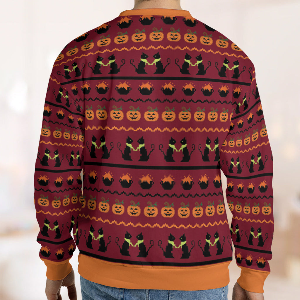 Don't Lose Your Head Now Sleepy Hollow Ugly Christmas Sweatshirt