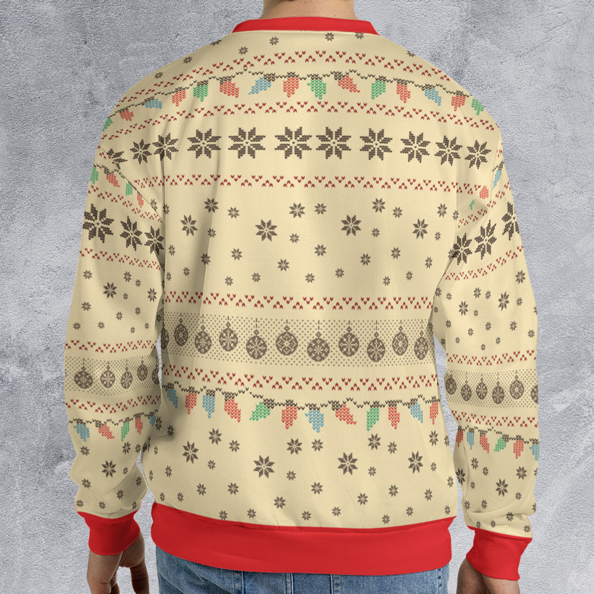 Human santapede Ugly Christmas Sweatshirt