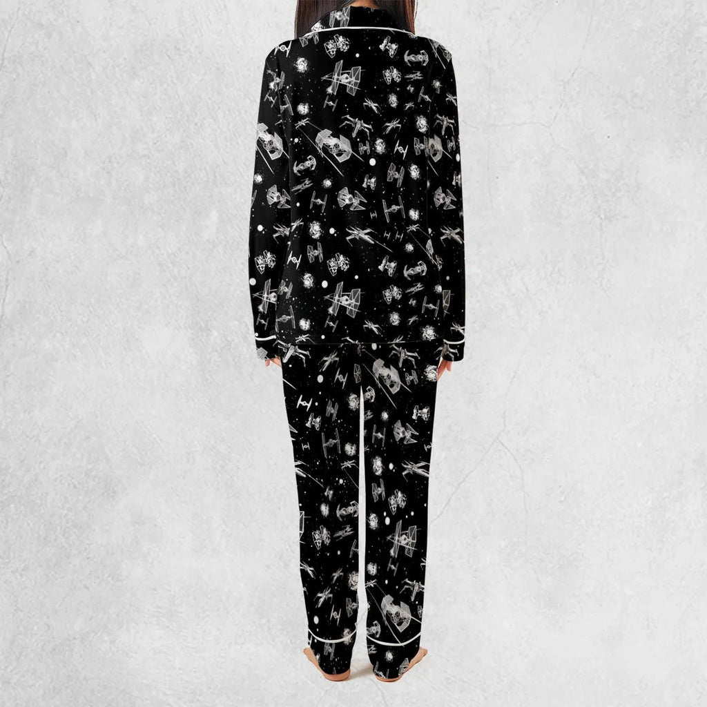Space Ship Battle Star Wars Pajamas Set