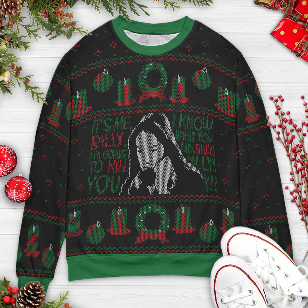 It's me, Billy Ugly Christmas Sweatshirt