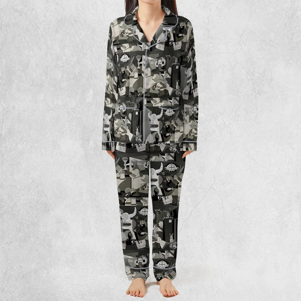 Monty Picasso Style Art Pajamas Set