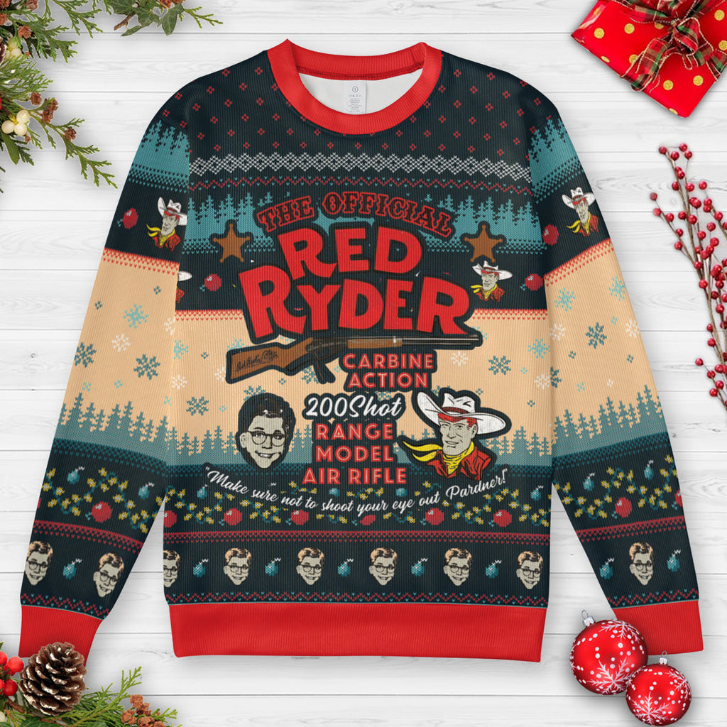 Red Ryder A Christmas Story Ugly Christmas Sweatshirt