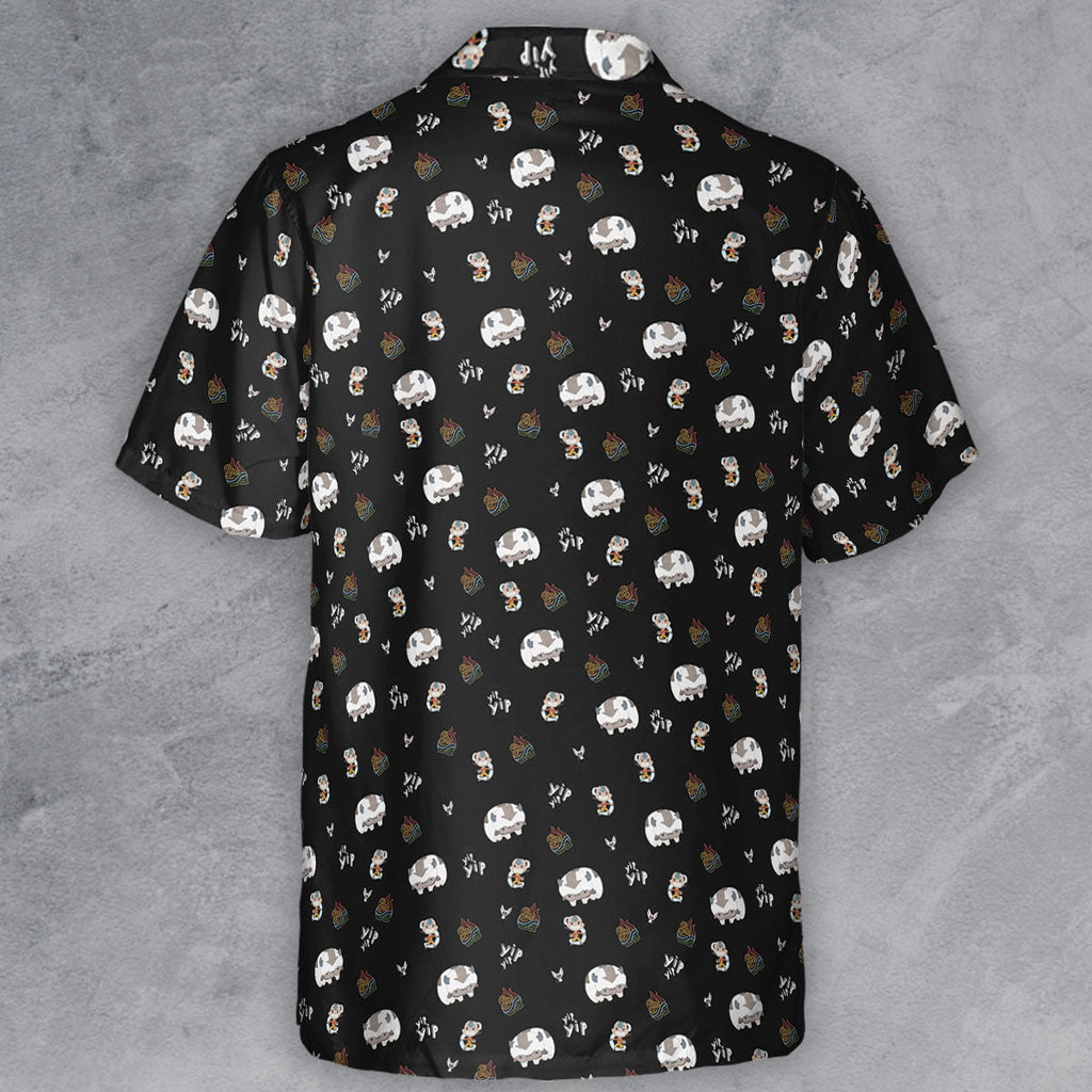 Appa Yip Yip Avatar Pattern Button Down Shirt