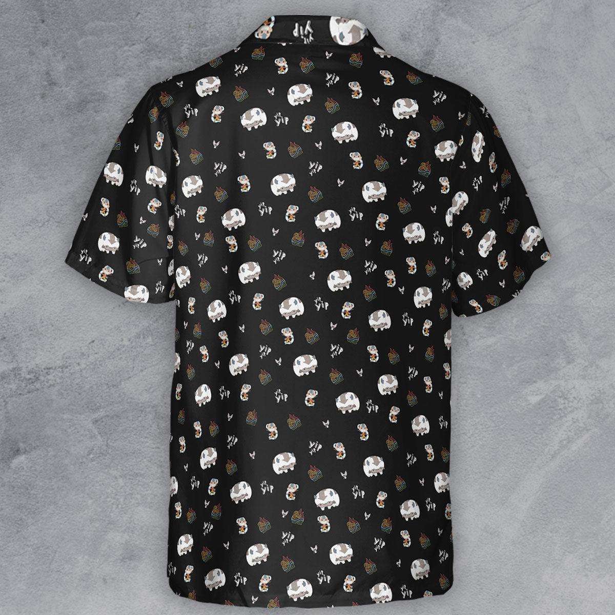 Appa Yip Yip Avatar Pattern Button Down Shirt