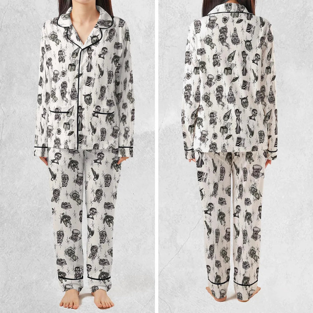 The Twilight Zone Characters Pattern Pajamas Set