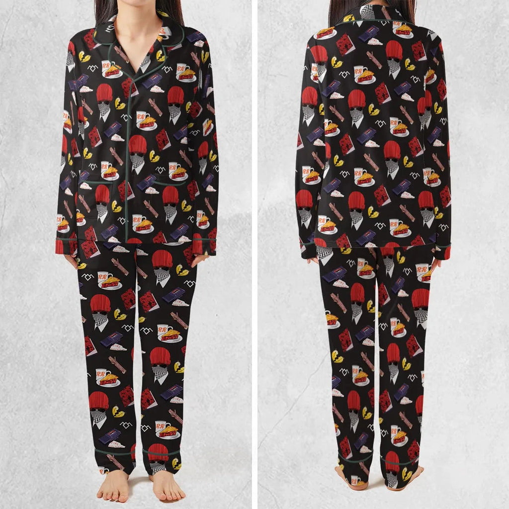 Twin Peaks Pattern Pajamas Set