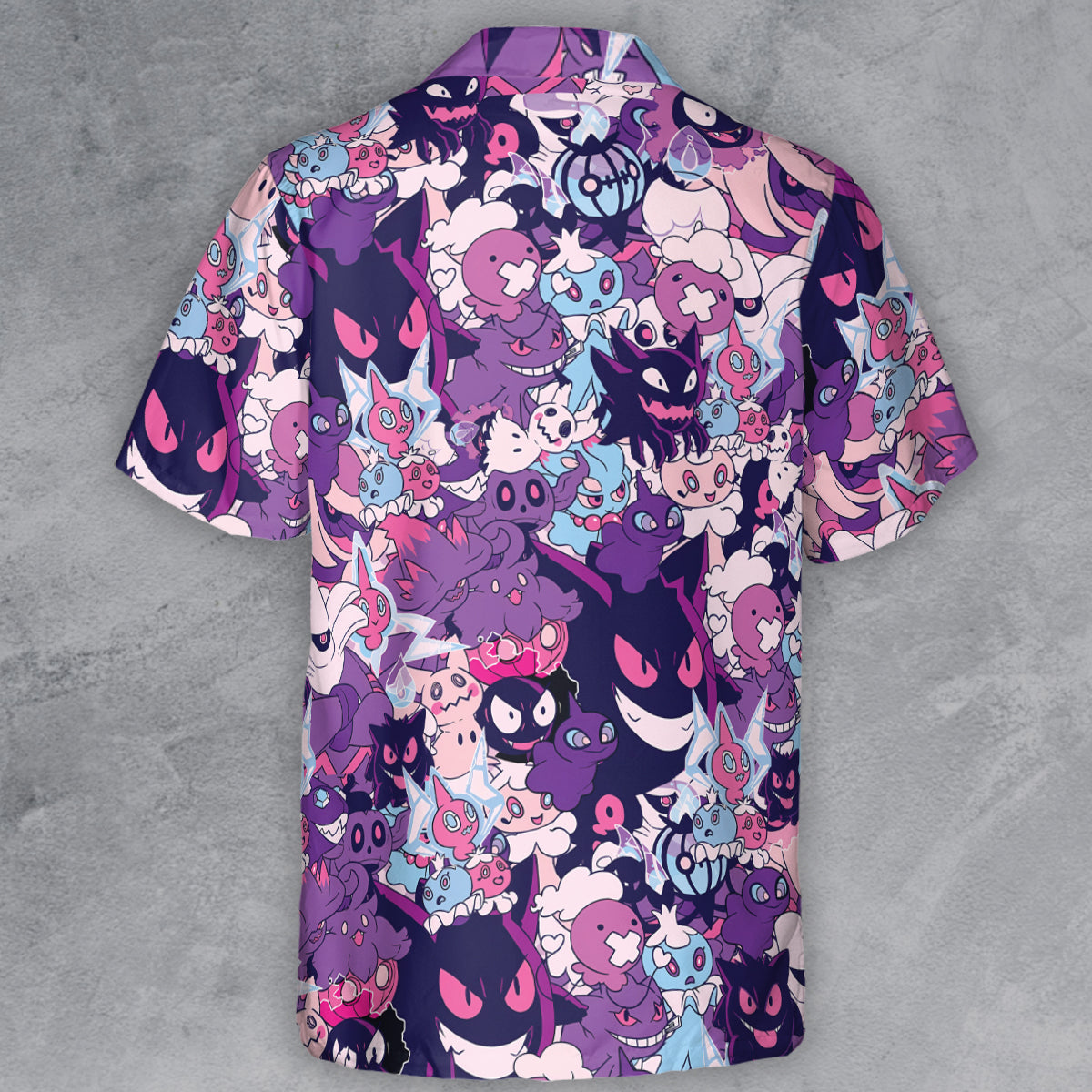 Haunter Drip Pokemon Button Down Shirt