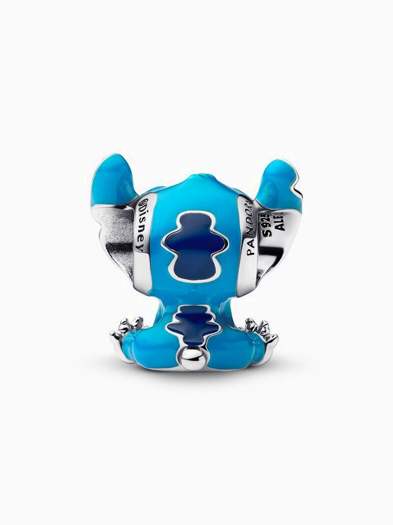 Blue Alien Character Silver Charm
