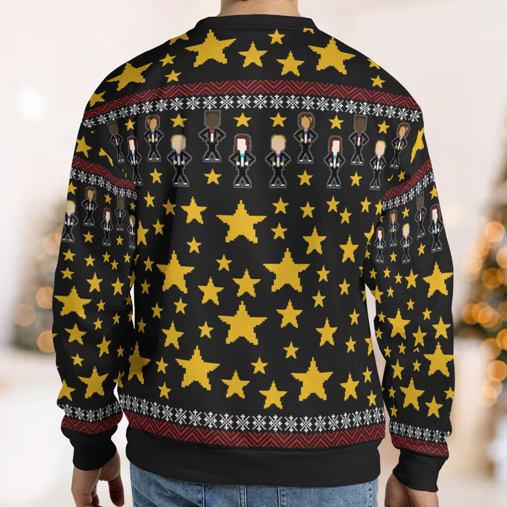 Rocky Horror Pixel Party Ugly Christmas Sweatshirt