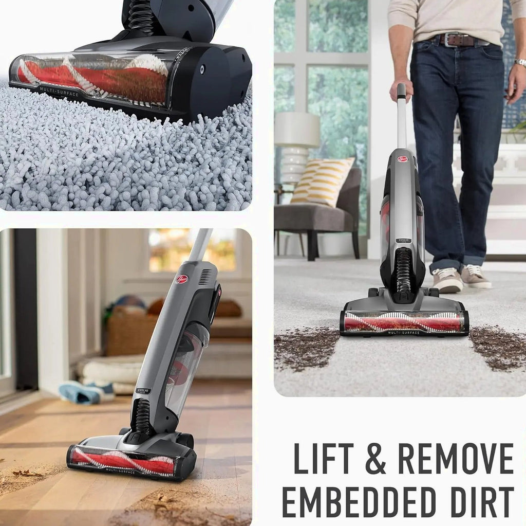 Hoover ONEPWR Evolve Pet Cordless Small Upright Vacuum Cleaner, Black - BH53422V