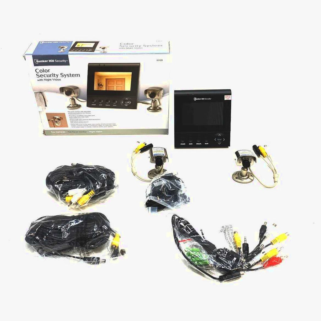 Bunker Hill Security Wired Color Security System With 2 Indoor/Outdoor Night Vision Cameras - 480 TVL