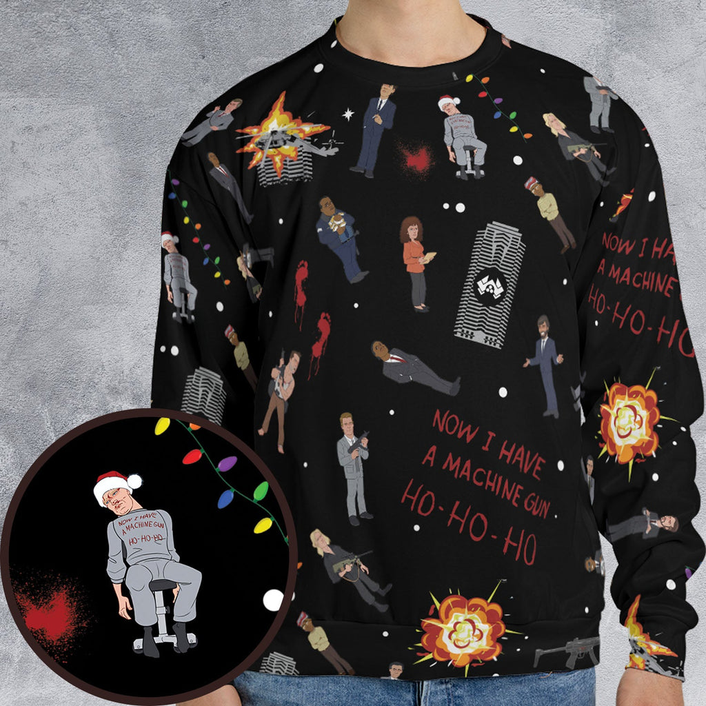 Die Hard Is My Favorite Christmas Movie Ugly Christmas Sweatshirt