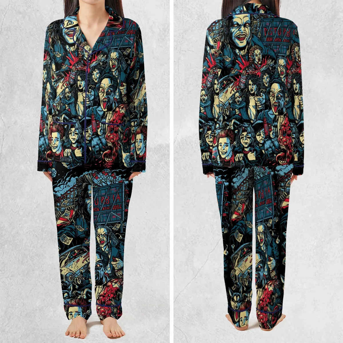 The Lost Boys Eighties Vampire Horror Pajamas Set