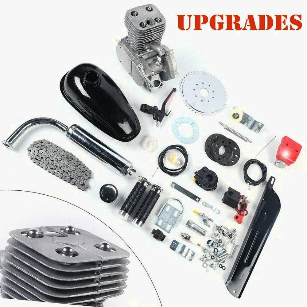 100cc Bicycle Gasoline Engine Kit 2 Stroke Air-Cooling CDI Ignition