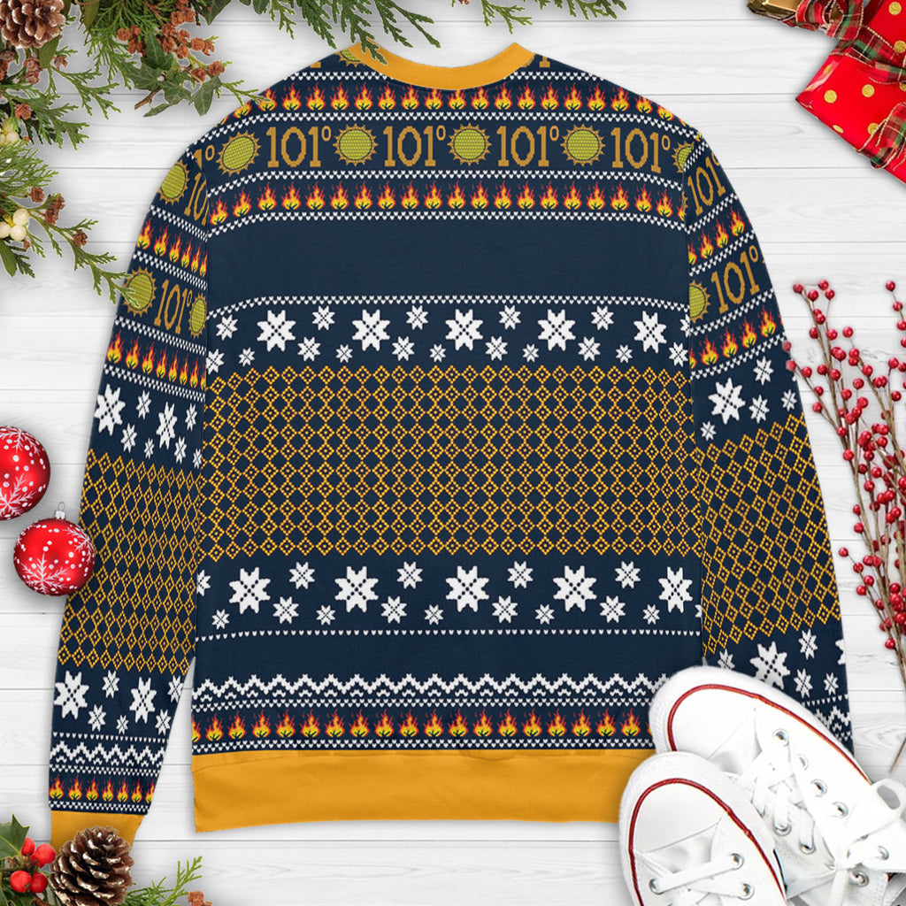 Heatmiser I'm Too Much The Year Without a Santa Claus Ugly Christmas Sweatshirt