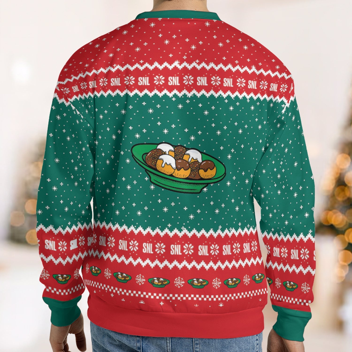 Schweddy Balls Snl Holiday Ugly Christmas Sweatshirt