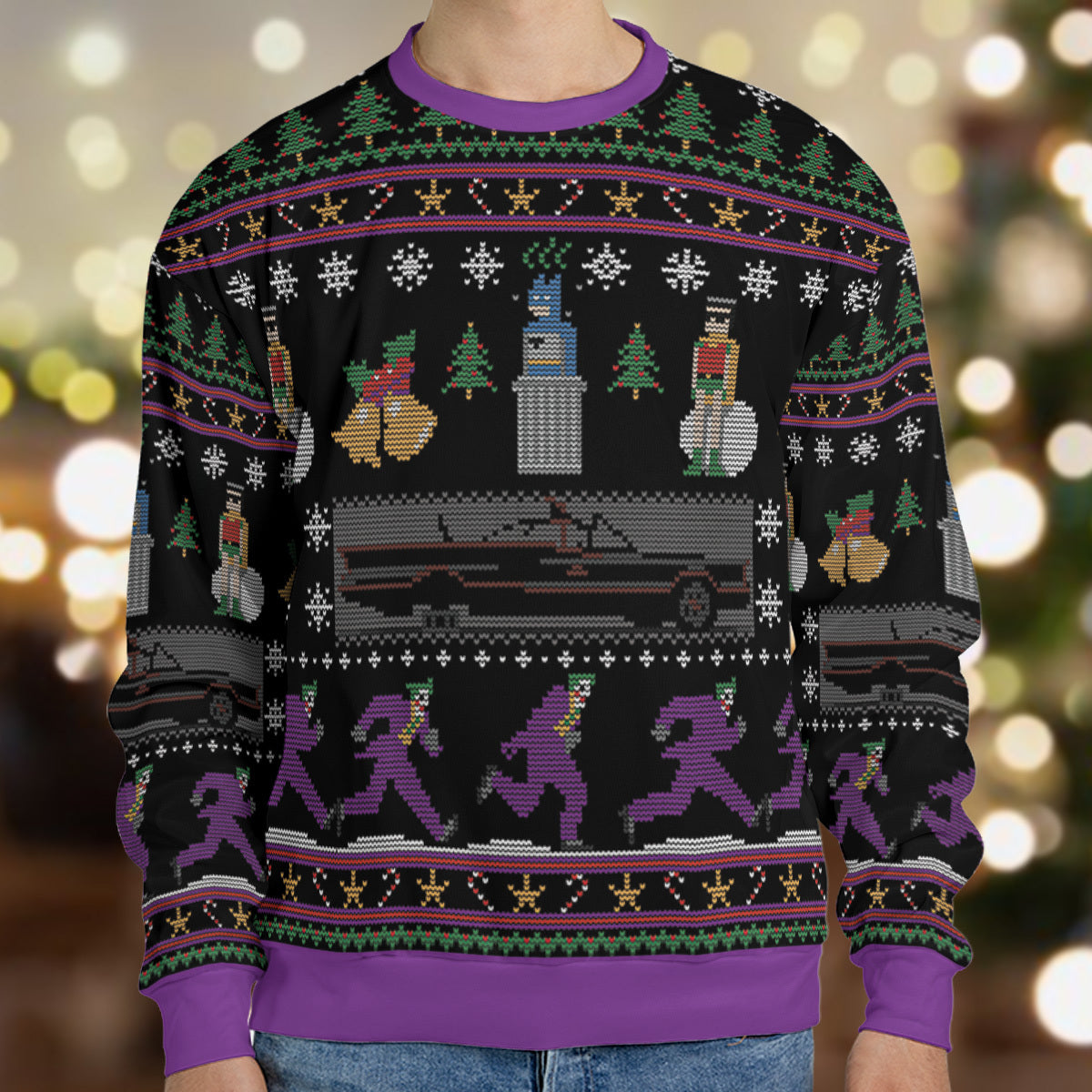 Jingle Smells Batman Ugly Christmas Sweatshirt